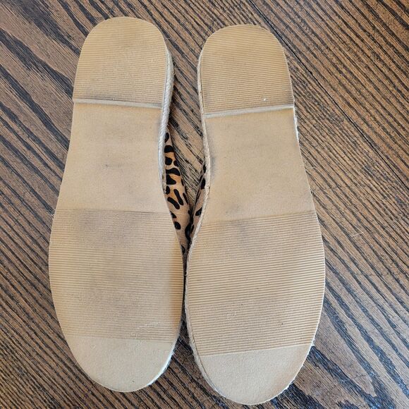 Francescas Espadrille shoe slip On Slide 8 Leopard - Picture 13 of 13